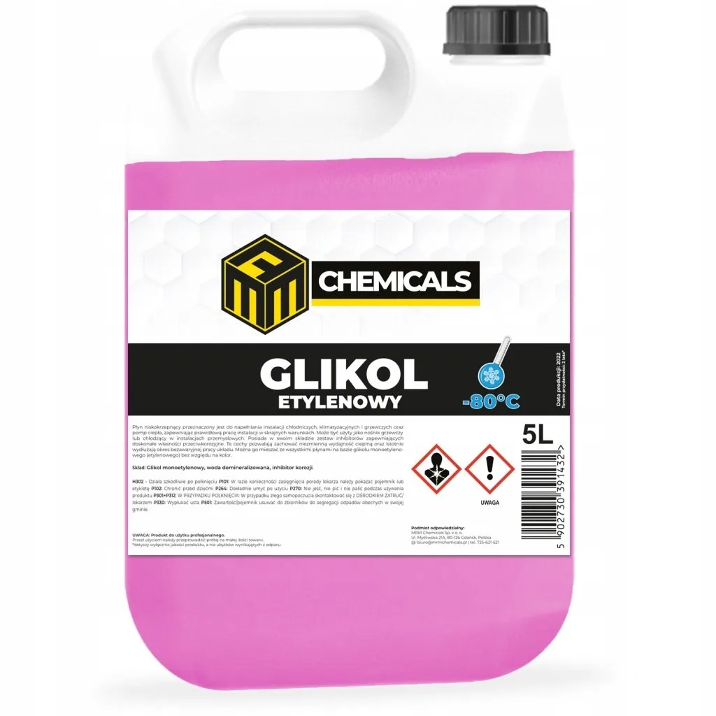 glikol etylenowy do instalacji solarnej — zdjęcie produktu