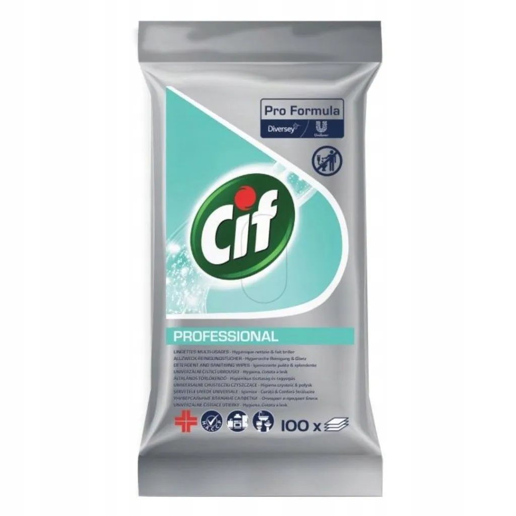 nawilżane chusteczki czyszczące 100 sztuk — zdjęcie produktu