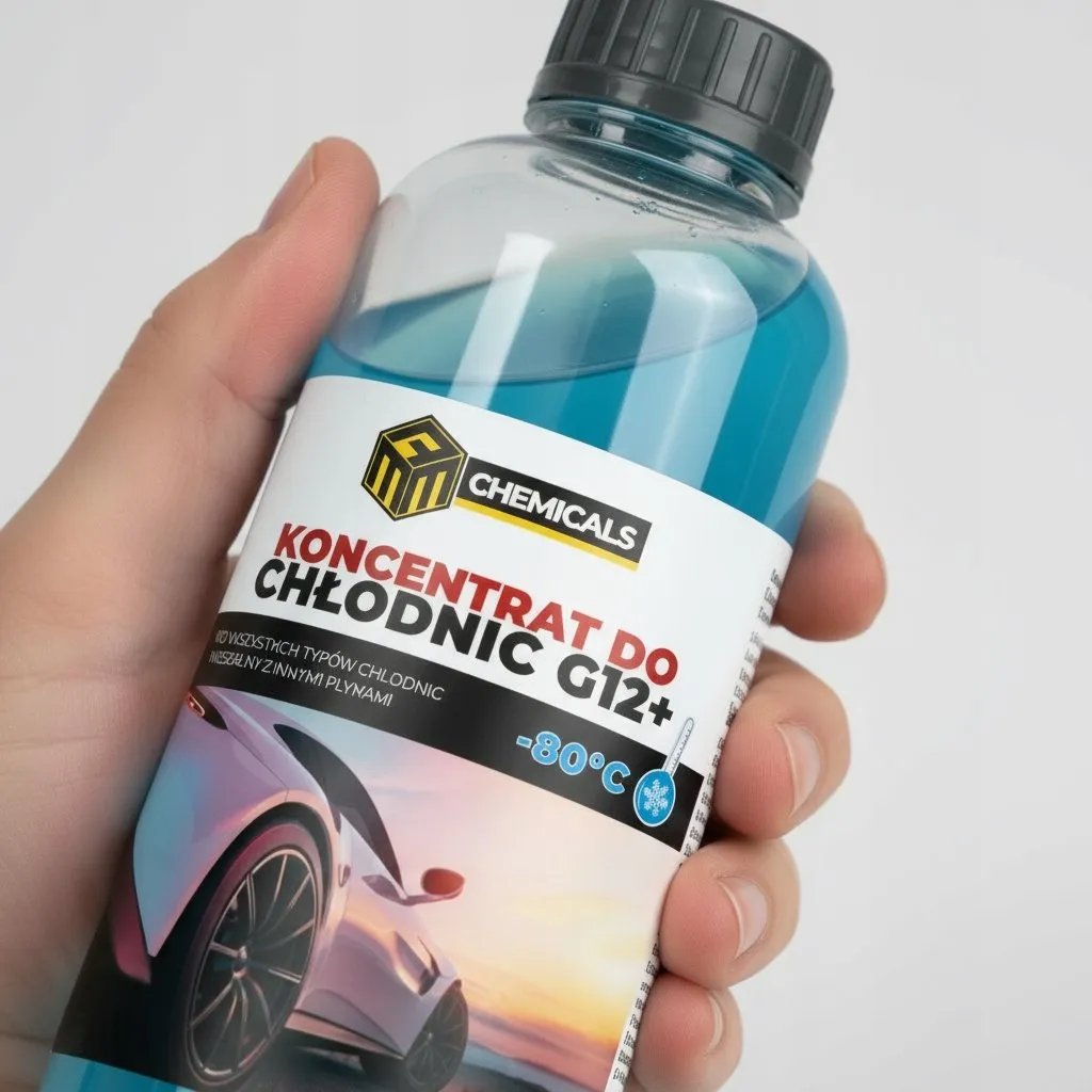 niebieski płyn do chłodnic G12+ 1 litr