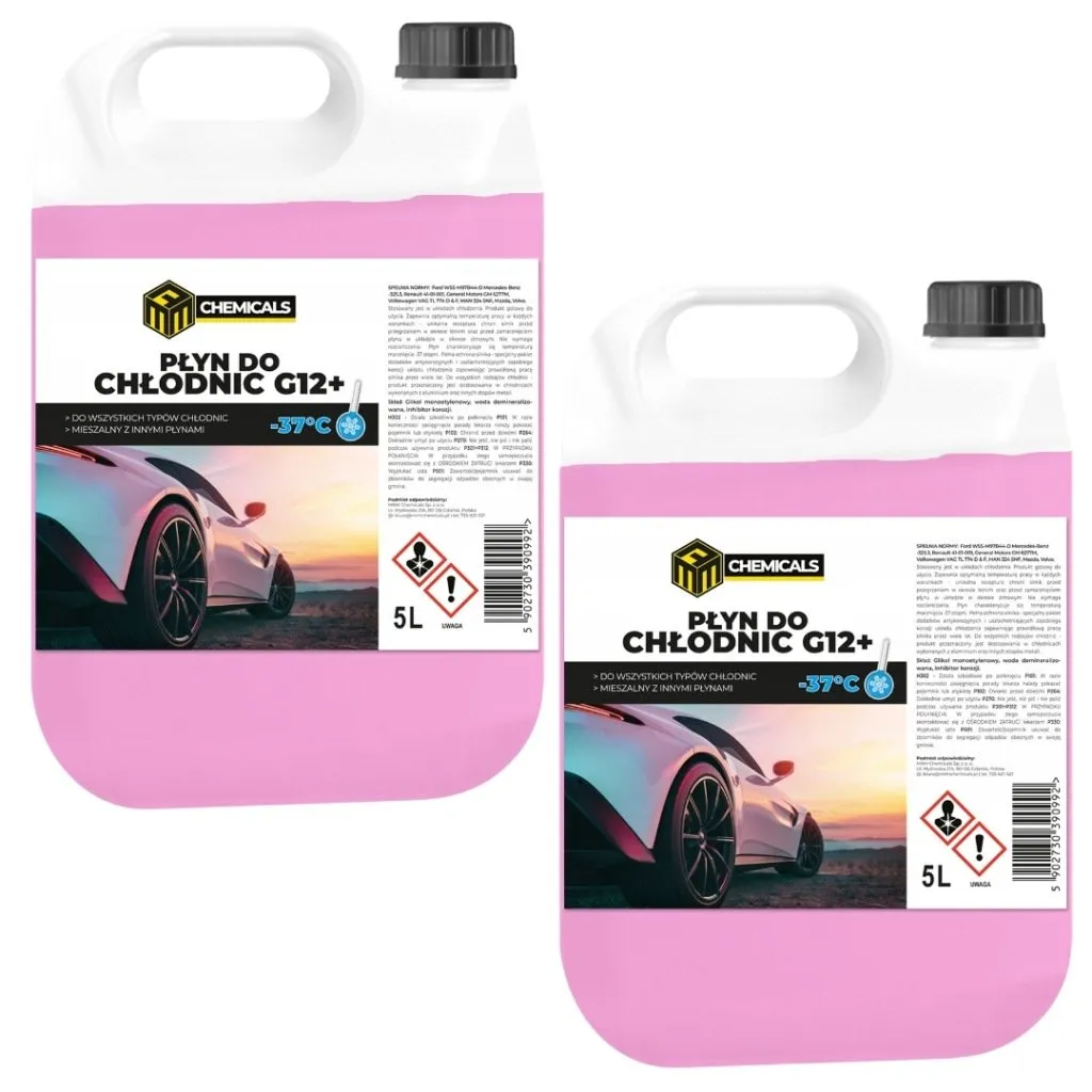 płyn do chłodnicy gotowy do użycia 5 litrów
