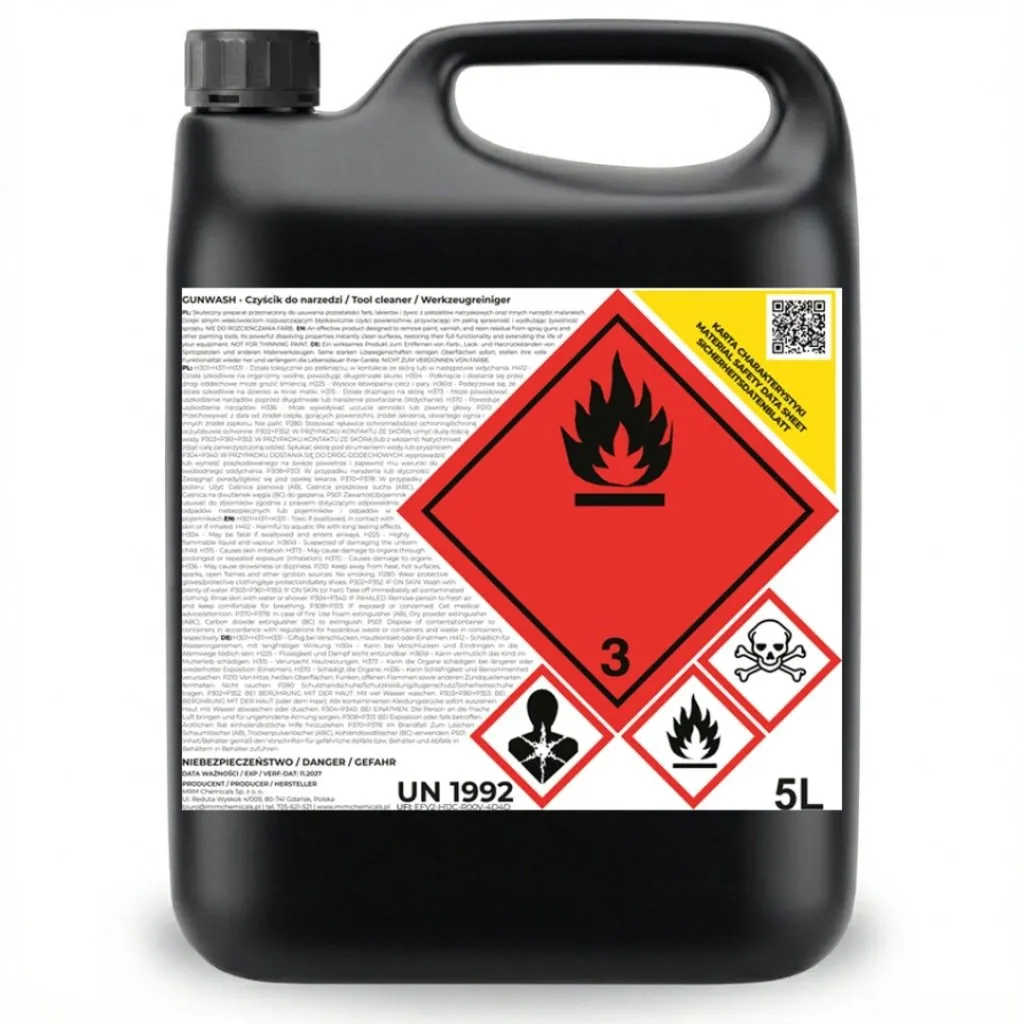 płyn do czyszczenia pędzli malarskich 5 litrów