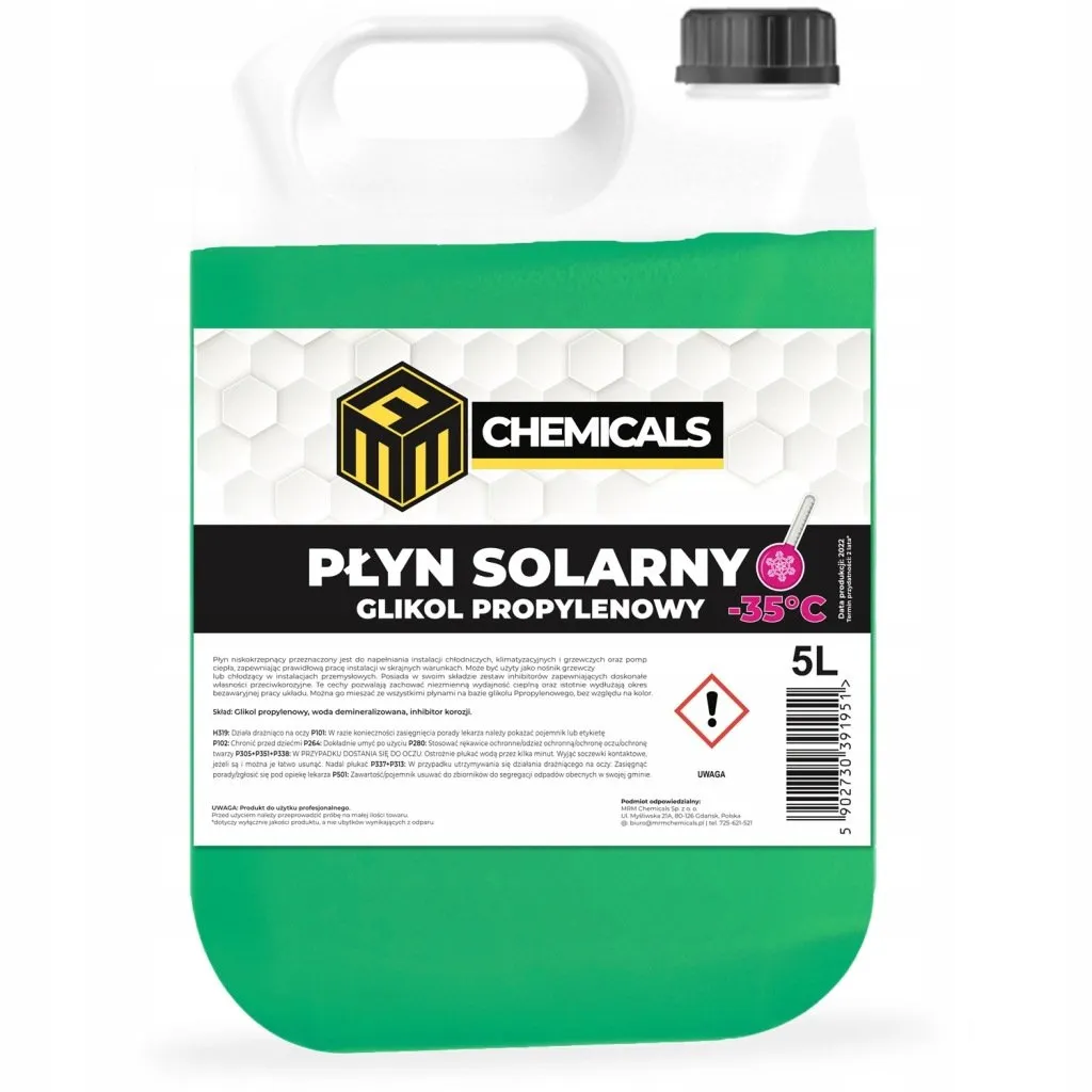 płyn solarny glikol propylenowy — zdjęcie produktu