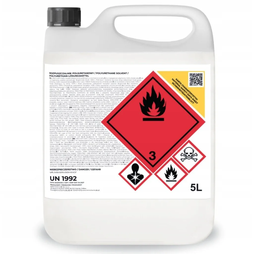 rozpuszczalnik do rozcieńczania lakierów poliuretanowych