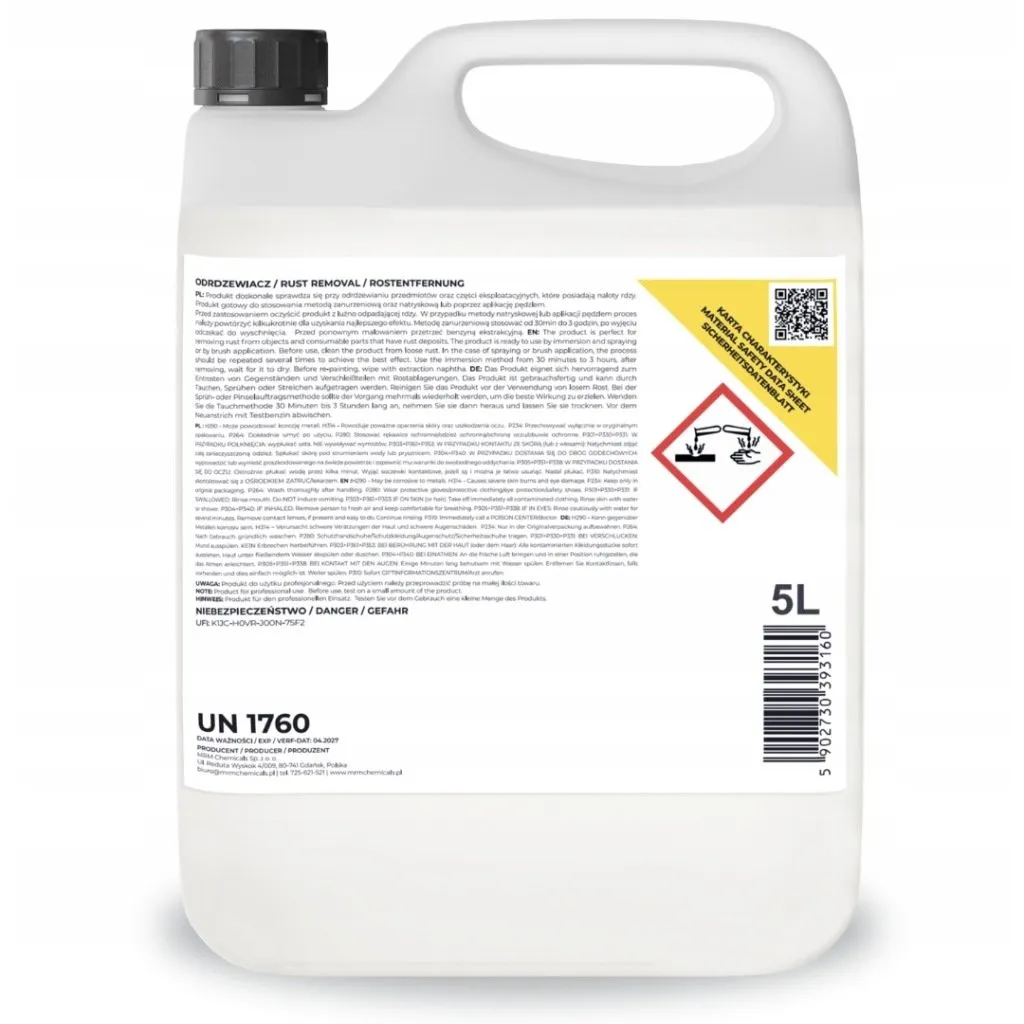 skuteczny odrdzewiacz do metalu